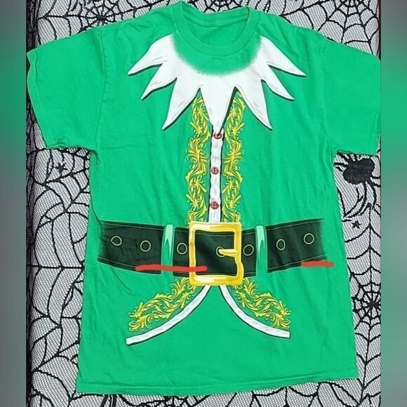 Elf Christmas Holiday Tshirt - Picture 1 of 5